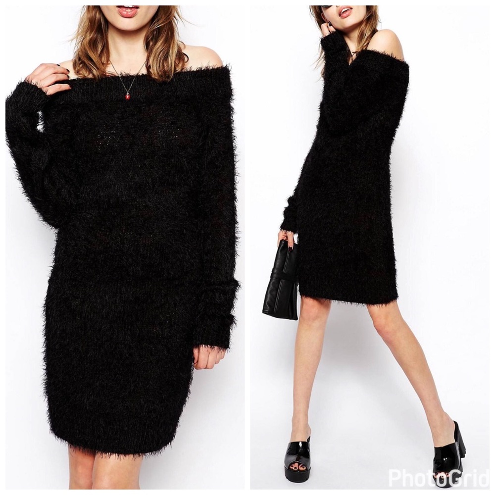 ASOS Textured Sweater Dress